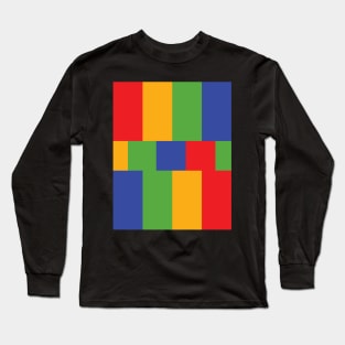 Bright Rainbow Colors Long Sleeve T-Shirt